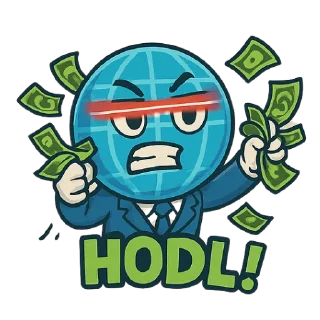 Telegram sticker 🥸 Globecoin vibes