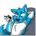 Telegram stiker 😉 Benzo Husky