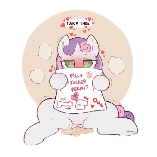 Video sticker 🎂 ~Pony Fillies~ @bestialityC