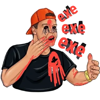 Telegram sticker 👹 Экзешки @FEDYAPROSKILL228