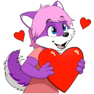 Telegram stiker ❤️ Skylar Wing By Paco