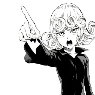 Telegram sticker ☝️ Tatsumaki