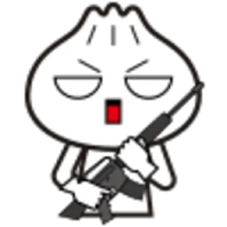 Telegram stiker 😡 만두콘