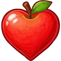 Sticker 🍎 love of food @emoji_from_katejka