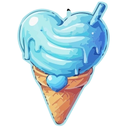 Sticker 🍦 love of food @emoji_from_katejka