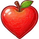 Video sticker 🍎 love of food @emoj...