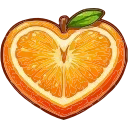 Video sticker 🍊 love of food @emoj...