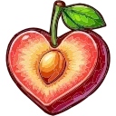Video sticker 🍒 love of food @emoj...