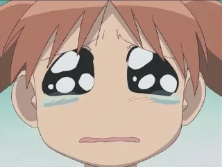 Telegram sticker 😭 Koopa's Shitty Azumanga Pack