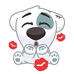Sticker 😘 Спотти @emojivk