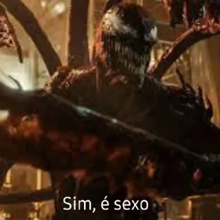 Телеграм стикер 😏 Venom Sexo