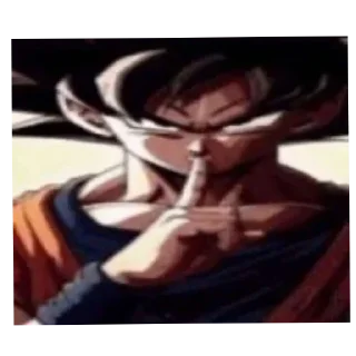 Sticker 👍 honest reaction GOKU