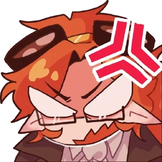 Telegram sticker 😡 KompotikIvun YouTube :: @fStikBot