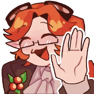 Telegram sticker 👋 KompotikIvun YouTube :: @fStikBot