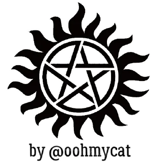 Sticker 🫀 Сверхъестественное sticker pack