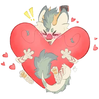 Telegram sticker ❤️ Anomality heroes