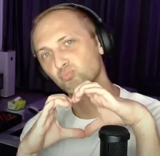 Telegram sticker ❤️ зубарев милаш @hentstick