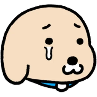 Telegram sticker ⭐ 쪼그만 누렁이 @moe_sticker_bot