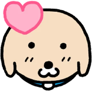 Telegram sticker ⭐ 쪼그만 누렁이 @moe_sticker_bot