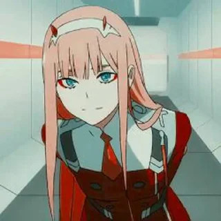 Telegram sticker 😊 Zero Two (Darling In The FRANXX) @The_Psychos