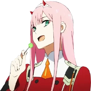 Sticker 🍭 Zero Two (Darling In The FRANXX) @The_Psychos