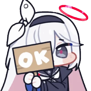 Video sticker 👍 @KakaoEmoji 청춘X학생X블루 아카이브