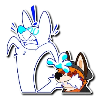 Telegram sticker ❗️ PuppyRovr — @stckrRobot