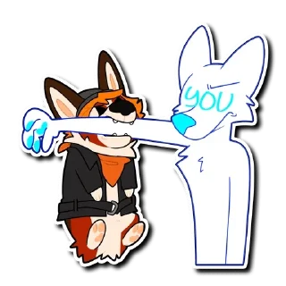 Telegram sticker 💢 PuppyRovr — @stckrRobot