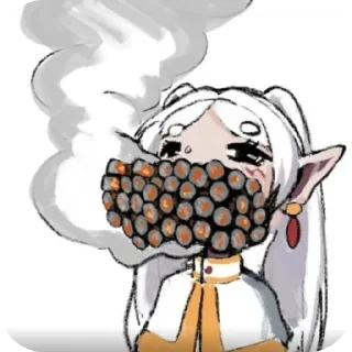 Telegram sticker 🚬 Animeu⁴