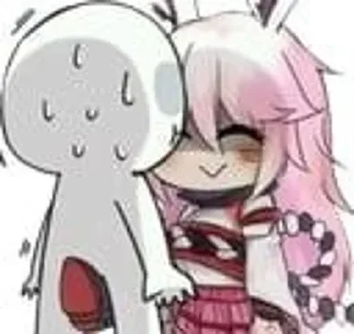 Telegram sticker 🤔 🎀𝚈𝚞𝚔𝚒𝚗𝚊🎀s kang pack:@yukisenpai