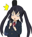 Sticker 😦 K-ON! :: @line_stickers