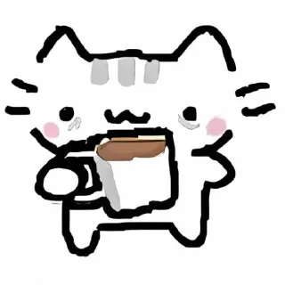 Telegram sticker 🐱 HUR HUR HUR HURR @sillyzai
