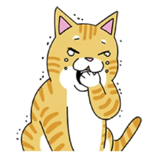 Telegram sticker 🐈 애!용!