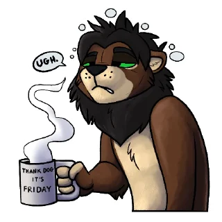 Telegram stiker ☕️ Laimika