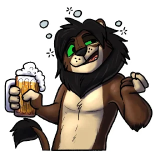 Telegram stiker 🍻 Laimika