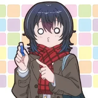 Telegram sticker 🫐 - ᗷY @ahMshY 𓉮 . Umi Asanagi