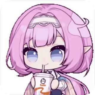 Telegram sticker 🌟 Elysia by @JustPolin