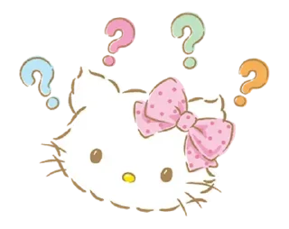 Telegram sticker ❓ ꙳ ໒ ও @leechinys ⋆ ༄