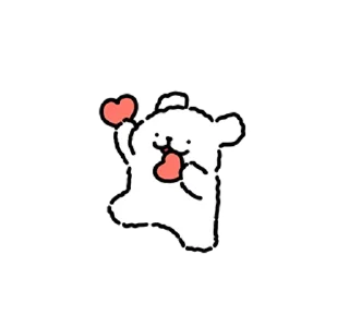Video sticker 🥰 Couple doggy 3 (Maltese) @moe_sticker_bot