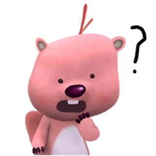 Телеграм стикер ⭐ 잔망 루피 4 @moe_sticker_bot