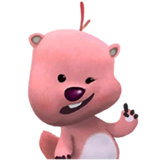 Телеграм стикер ⭐ 잔망 루피 4 @moe_sticker_bot