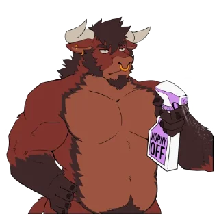 Telegram sticker 🚿 All Bull No Beef