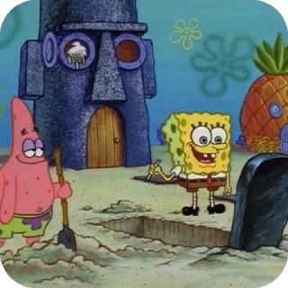 Telegram sticker 🪦 Deadbeatdad: 2.0 You Can (Not) Advance