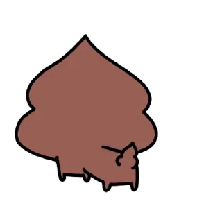 Sticker 💬 똥? By @KakaoEmoticon