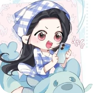 Telegram sticker ❤ Flirting by mistake By @y_a04