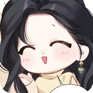 Telegram sticker ❤ Flirting by mistake By @y_a04