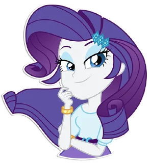 Telegram sticker 🤔 Rarity [EG] | By @Egor418