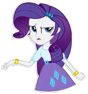 Telegram sticker 🫳 Rarity [EG] | By @Egor418