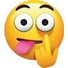 Sticker 😘 emoji ➜ @emoji1