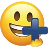 Sticker 😘 emoji ➜ @emoji1